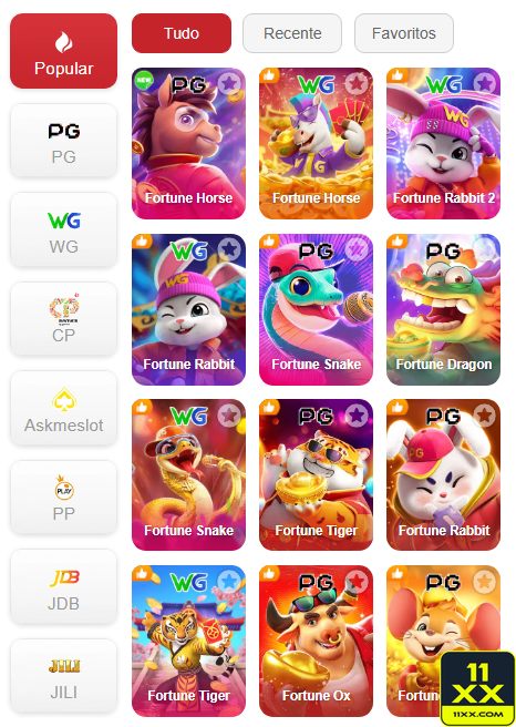 Experiência de Jogos 11xx.com